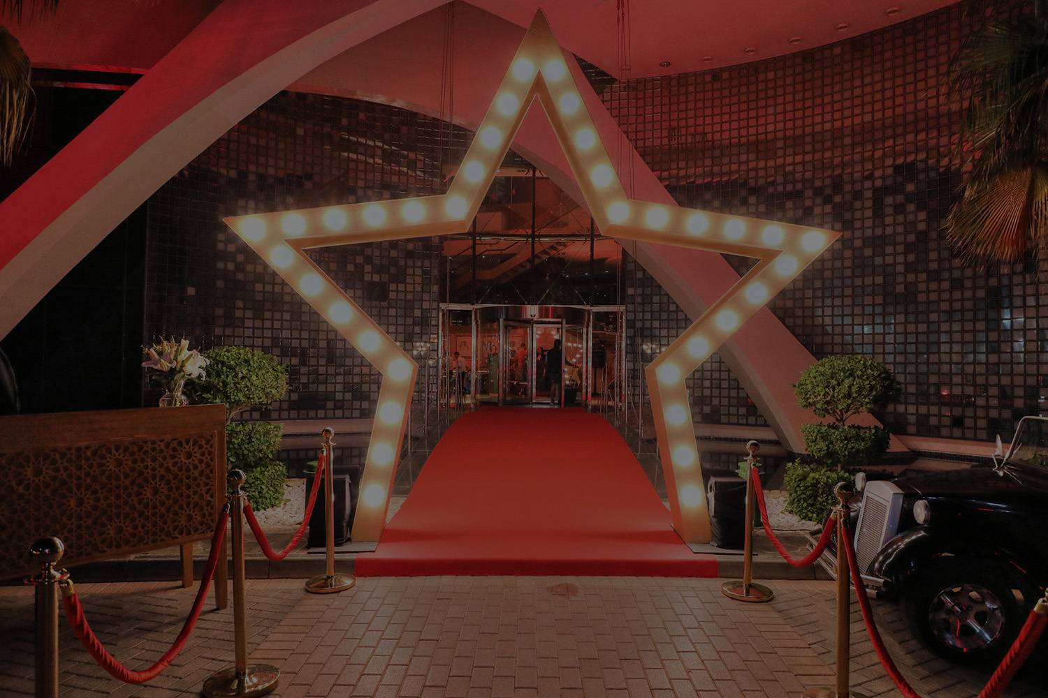 Sunset Events Banner - Creative Stage Design